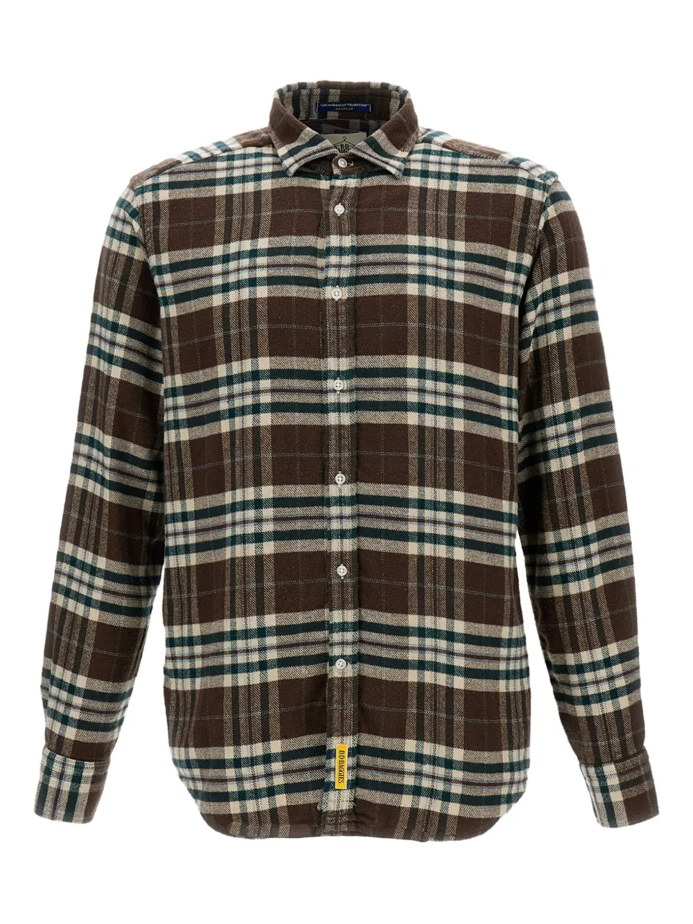 B.D. Baggies plaid-pattern shirt | Brown | Image 1