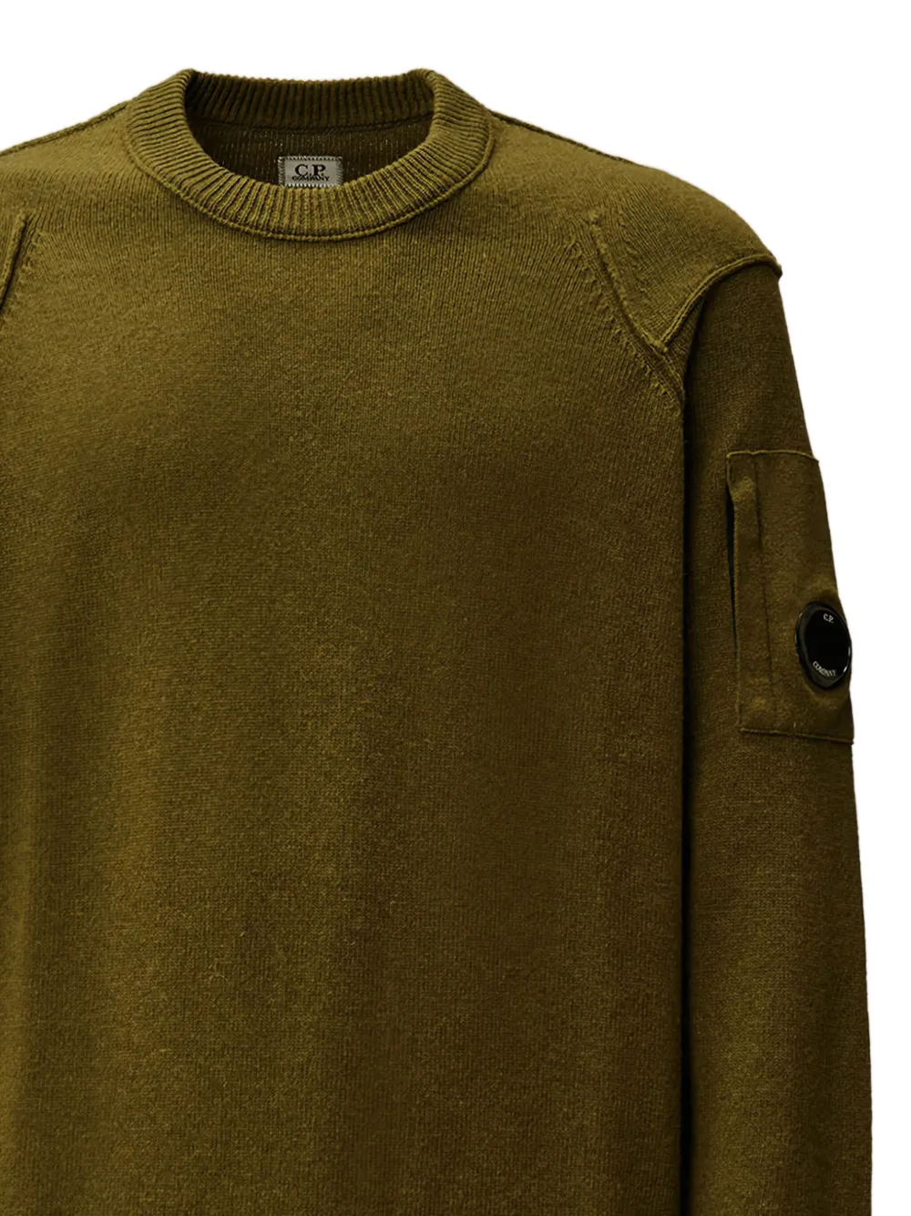 C.P. Company sleeve-pocket sweater - Groen