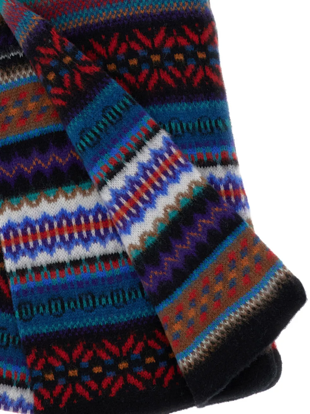 Howlin' A New Space patterned scarf - Zwart
