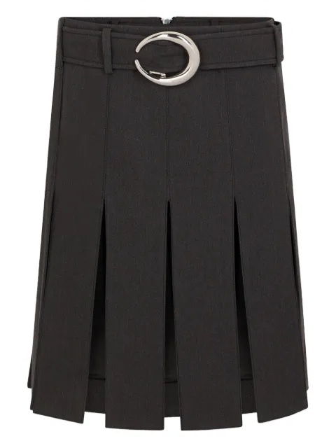 Rabanne belt zip skirt