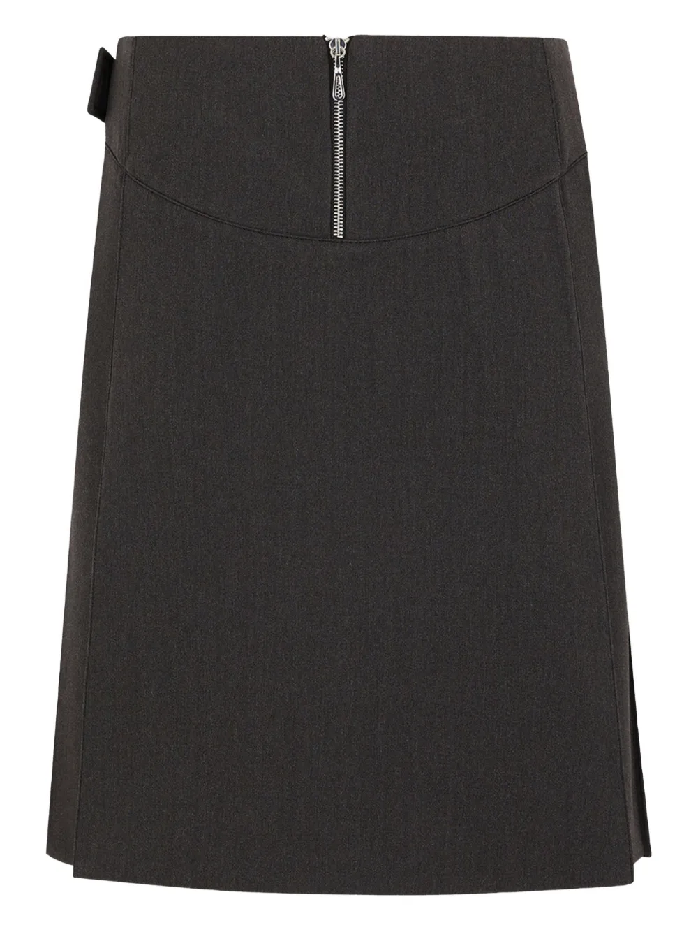 Rabanne Belt Zip Skirt In Black