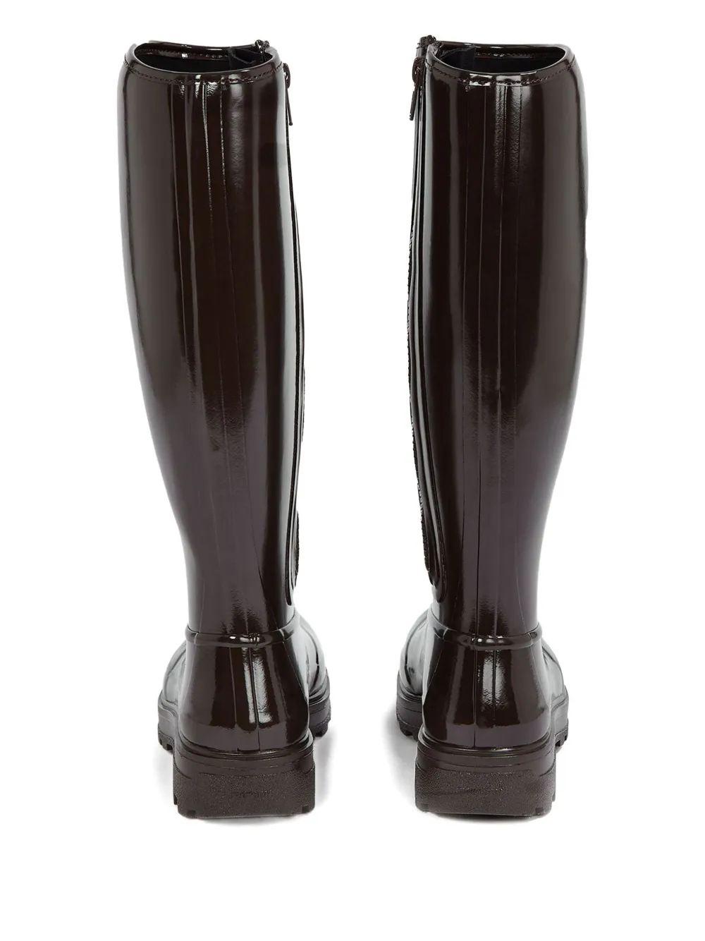 Kassl Editions Zip-up Boots In Brown
