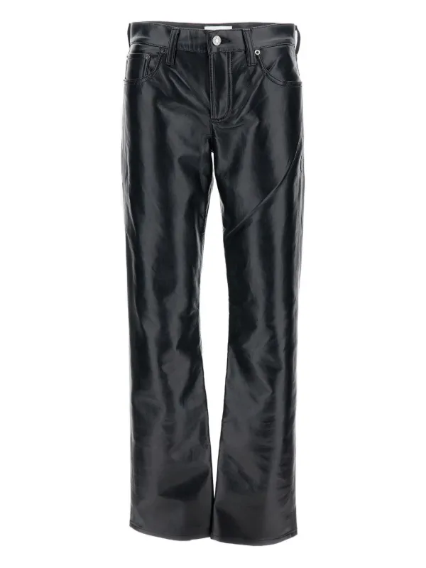 Agolde Five-pocket Trousers in Black