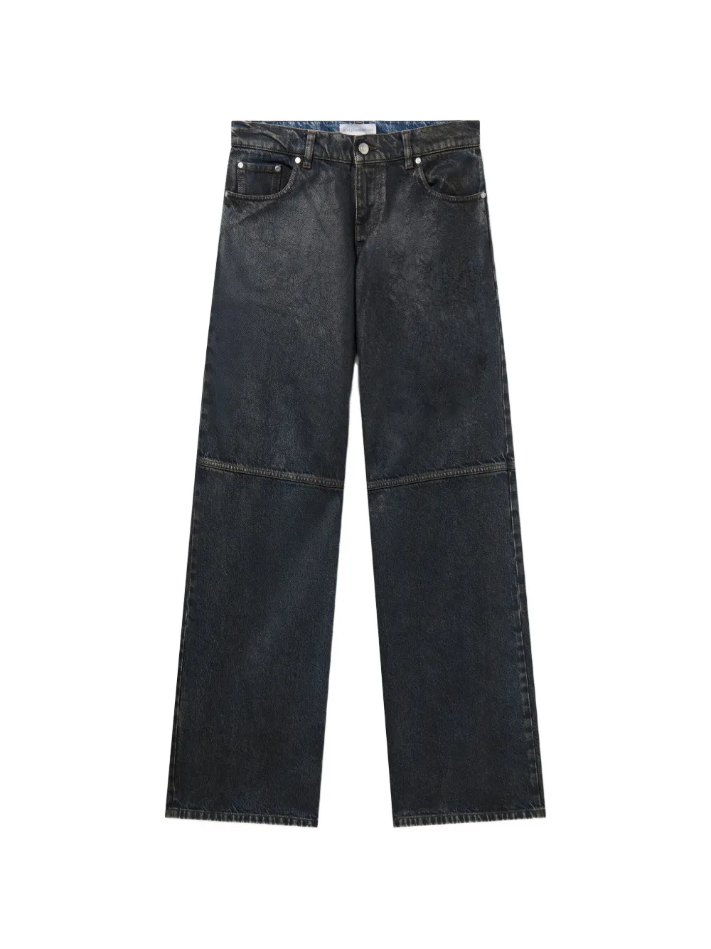 Stella McCartney faded-effect panelled jeans - Blu