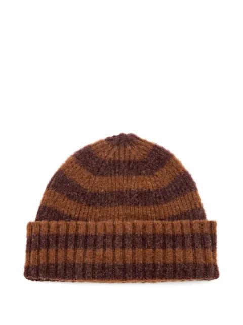 Howlin' striped ribbed-knit beanie