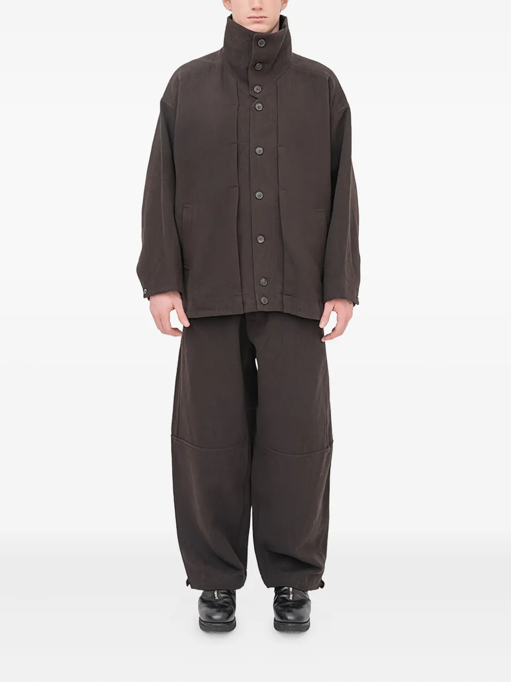 Jan Jan Van Essche Button collar jacket | Shirt Jackets | Image 2