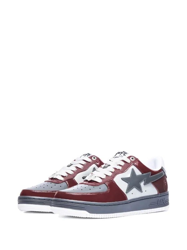 A BATHING APE® Bape Sta Sneakers | Red | FARFETCH NO