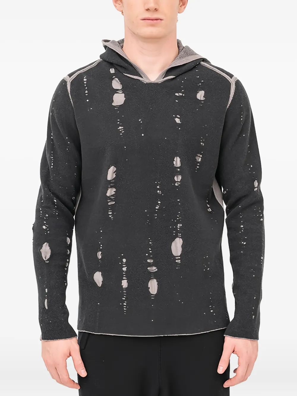 Label Under Construction Lunar Hoodie In Gray