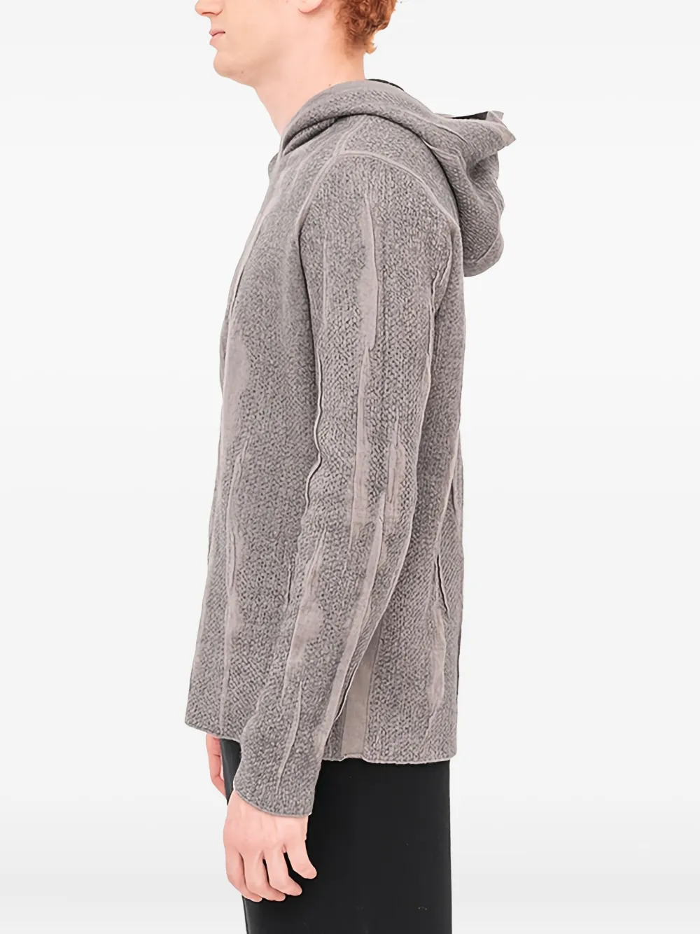 Label Under Construction Lunar Hoodie In Gray
