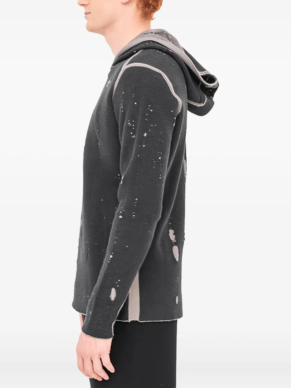 Label Under Construction Lunar Hoodie In Gray