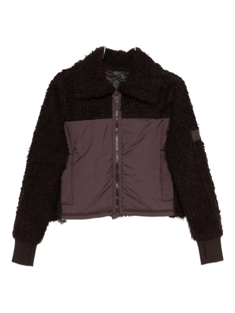 Rains Giacca Trikala con inserti - Marrone