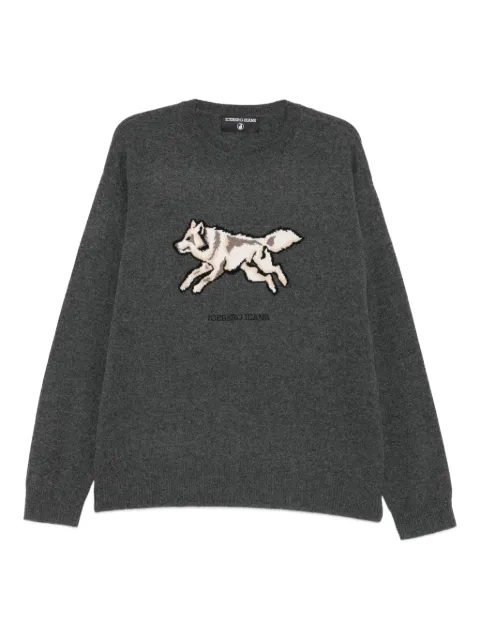Iceberg wolf-detail sweater 