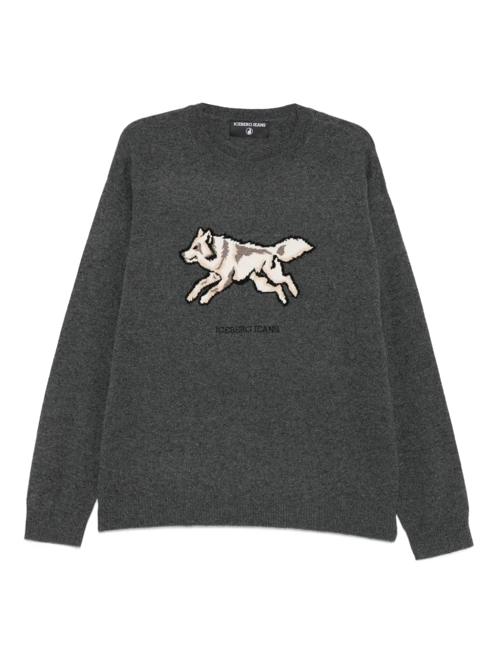 Iceberg wolf-detail sweater | Grey | Image 1