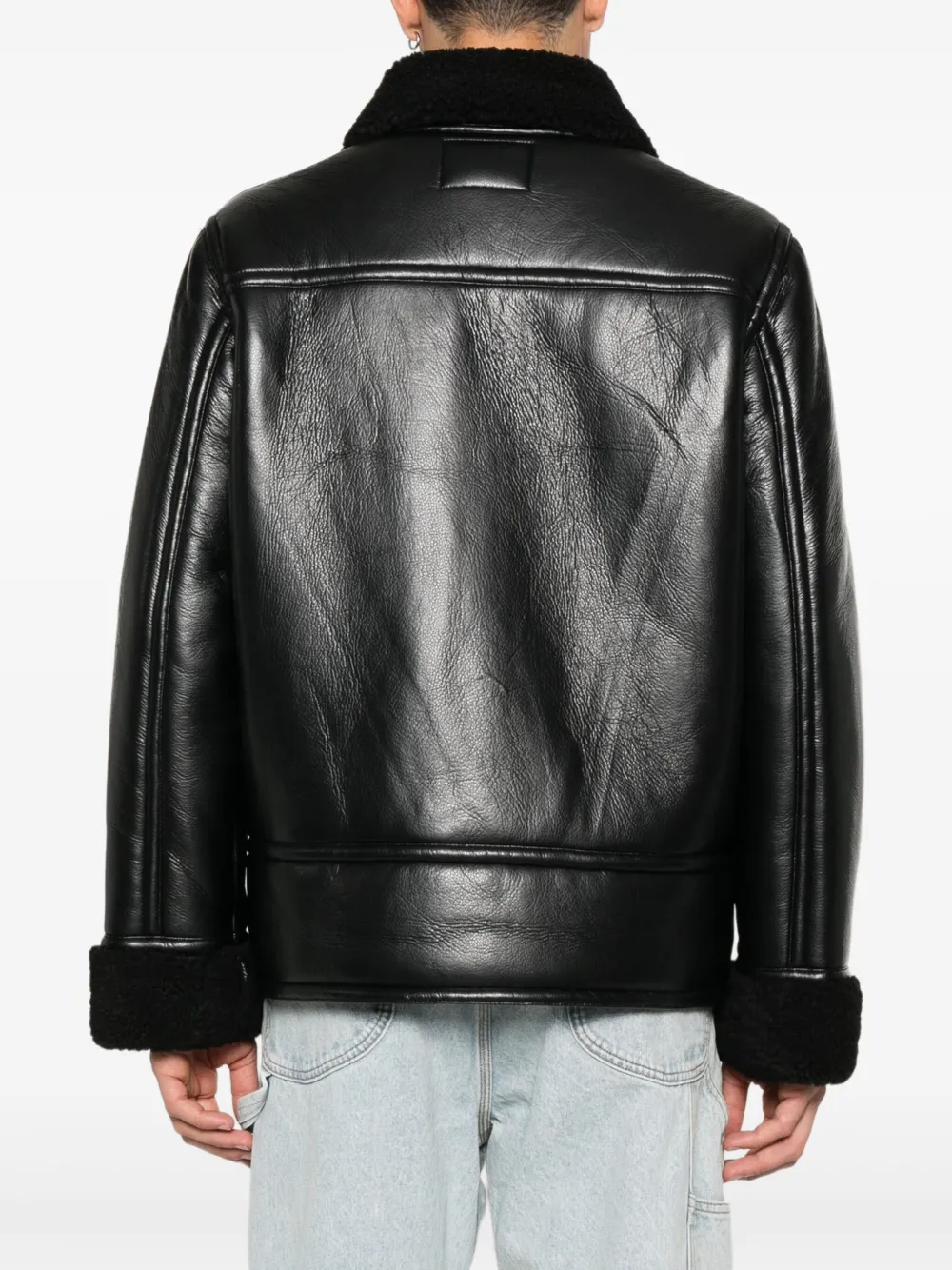 Iceberg Lammy coat Zwart