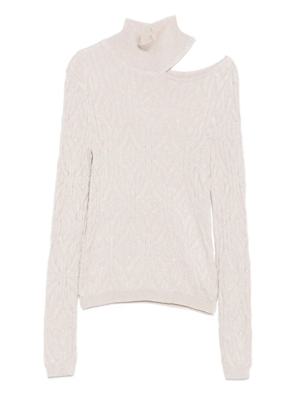 Akep lurex-detail sweater | Neutrals | Image 1