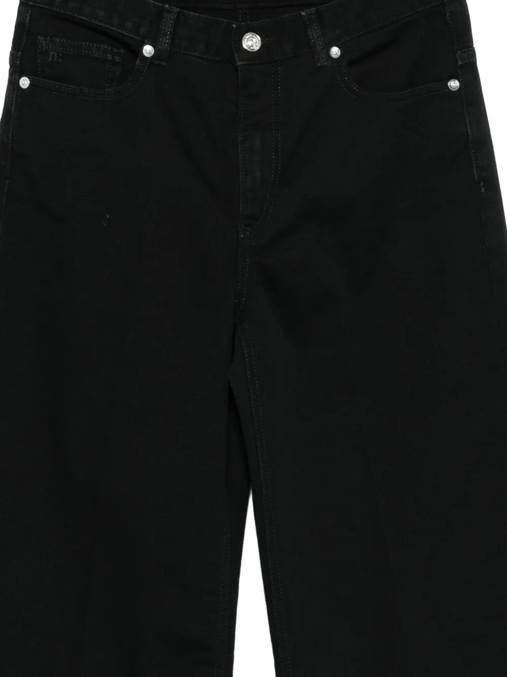 Nine In The Morning Five-pockets Trousers In Black
