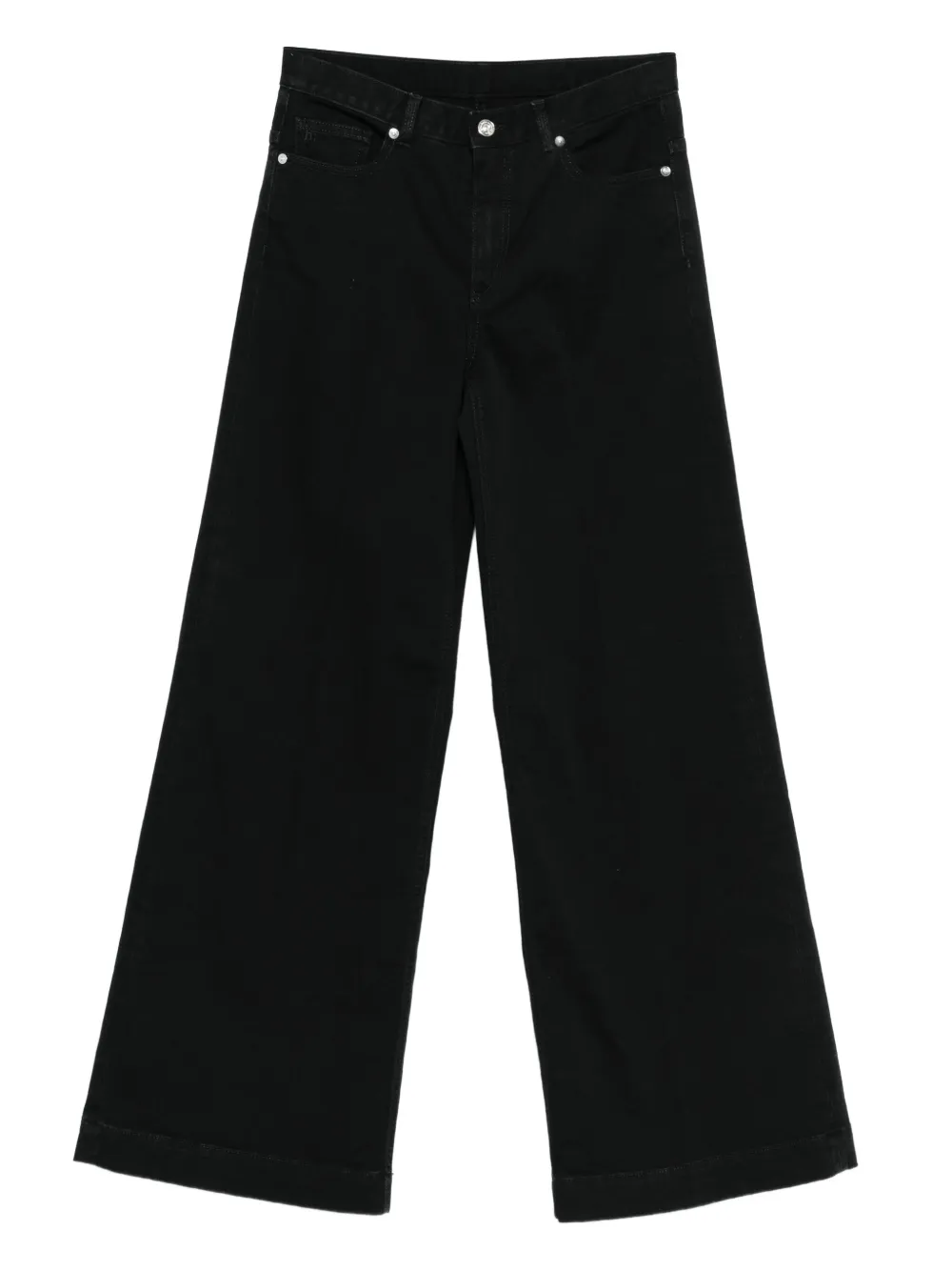 Nine In The Morning Five-pockets Trousers In Black