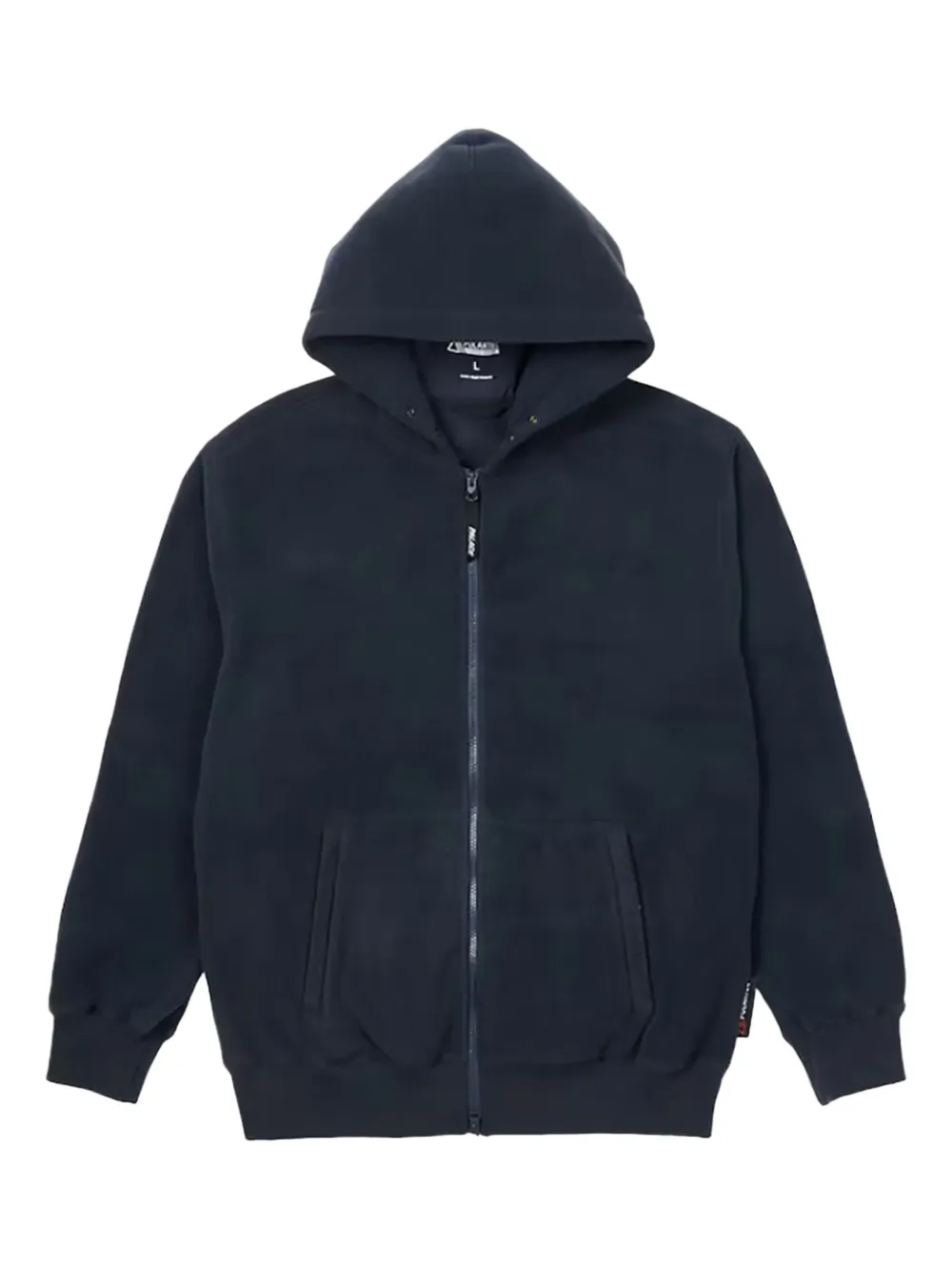 Palace Polartec Lazer Zip-up Hoodie In Blue