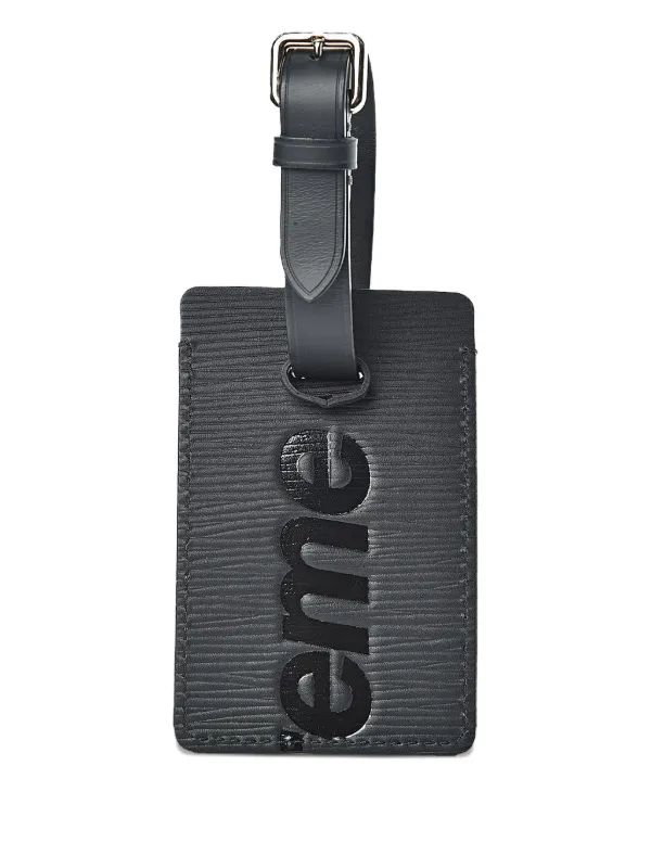 Supreme x Louis Vuitton ラゲージタグ セット | ブラック | FARFETCH JP