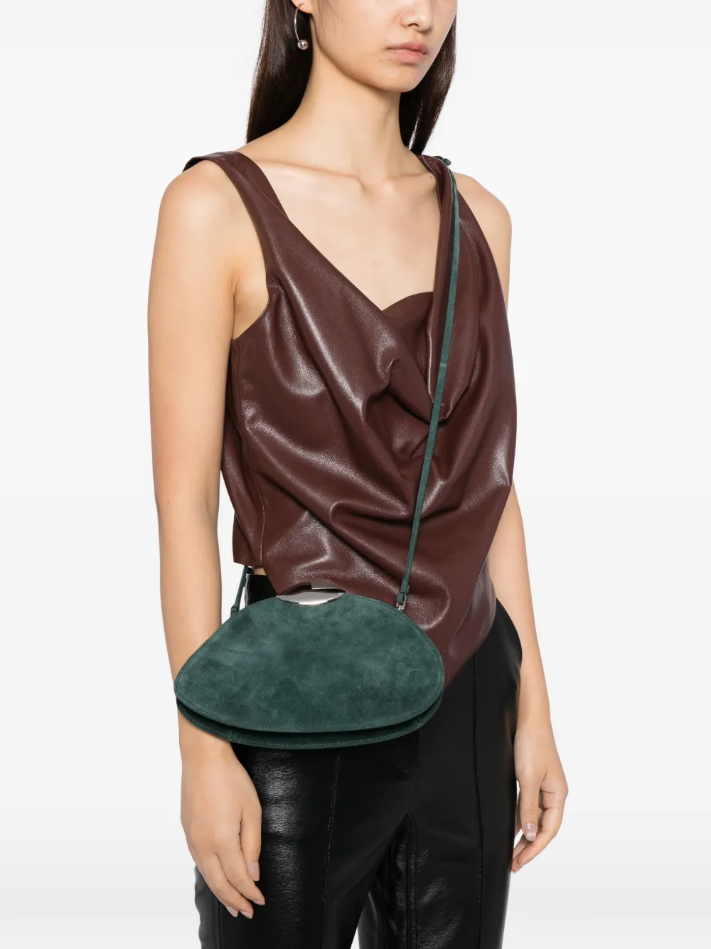 Benedetta Bruzziches Belle De Jour Crossbody Bag In Green