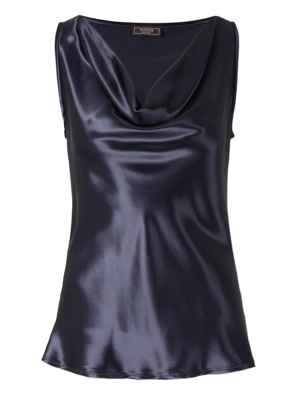 Peserico Sleeveless Tank Top In Blue