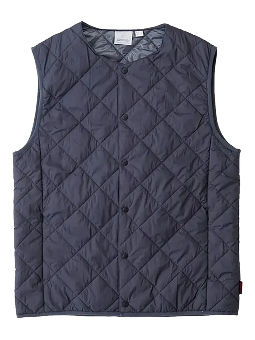 Gramicci Quilted Thermal-insulation Gilet In Blue