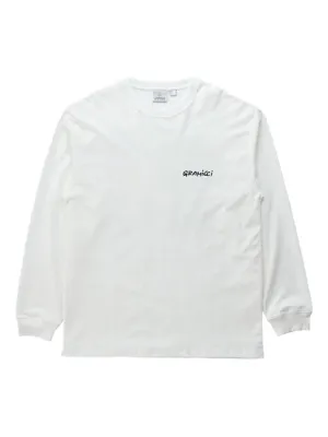 Supreme ロゴ ロングTシャツ | ホワイト | FARFETCH JP