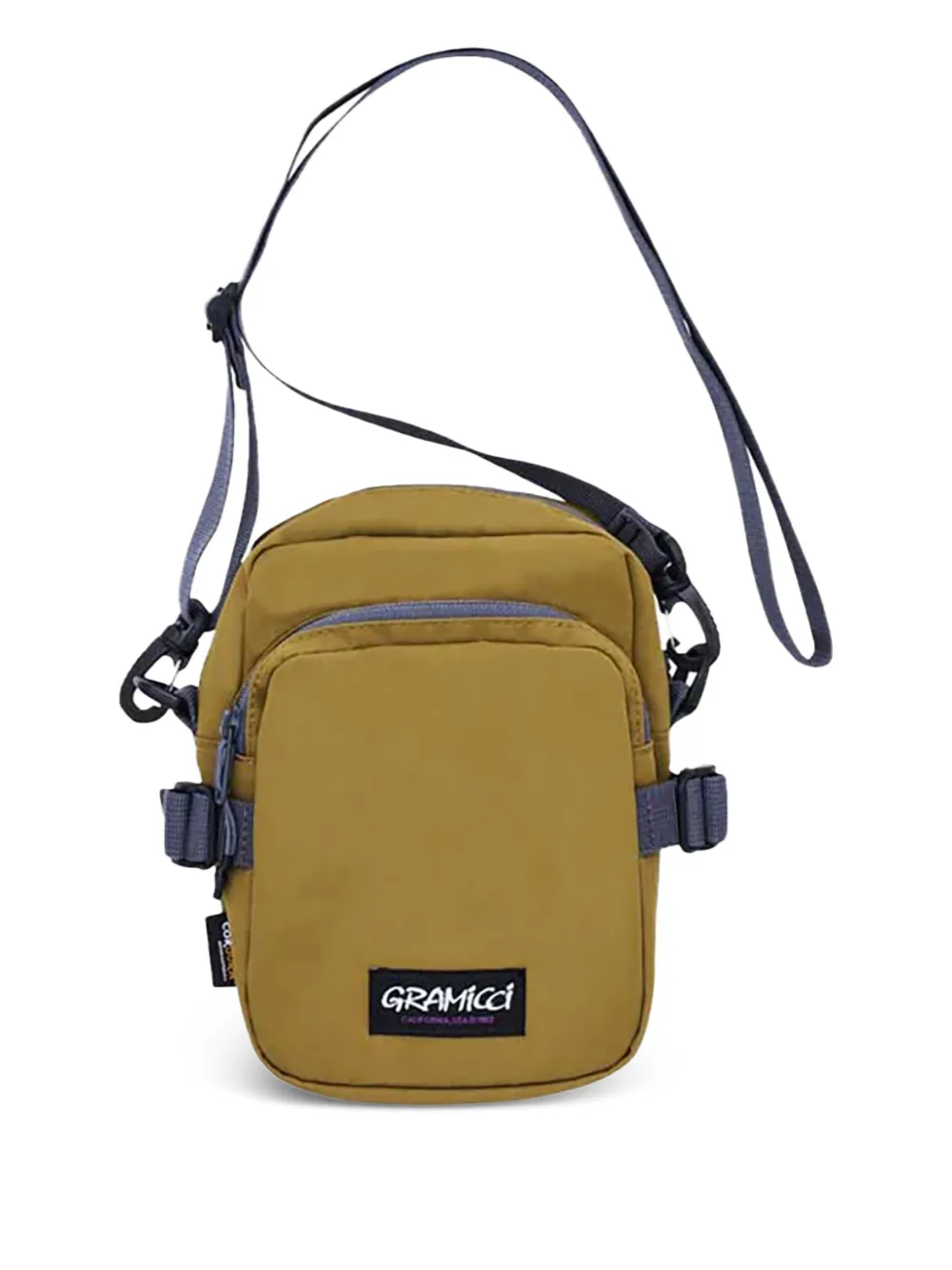Gramicci Borsa messenger mini con logo - Marrone