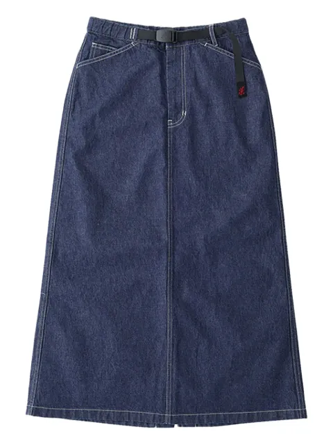 Gramicci Sutter denim midi skirt