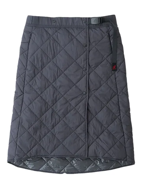 Gramicci quilted-effect midi skirt