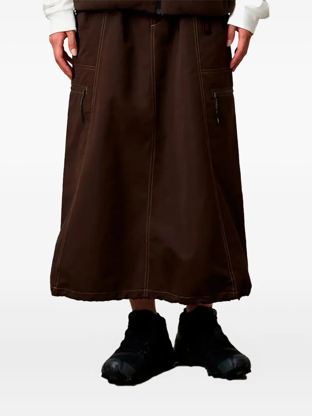 Gramicci Salem cargo-pocket skirt | Brown | Image 1