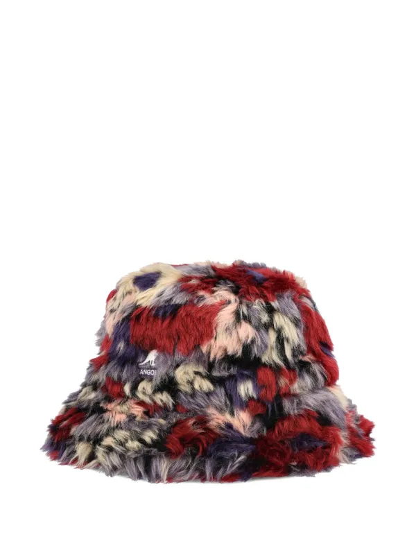 Kangol Cappello Bucket Con Stampa Camouflage Viola FARFETCH IT