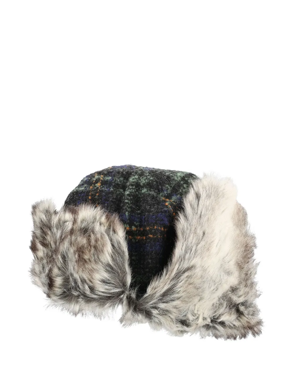 Kangol check-pattern earflap hat | Men | Image 2