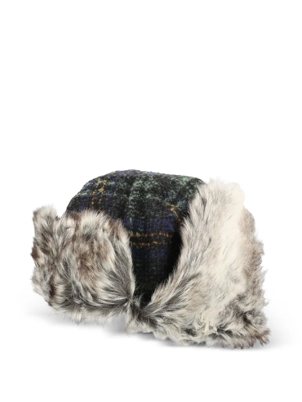 Kangol check-pattern earflap hat | Men | Image 2
