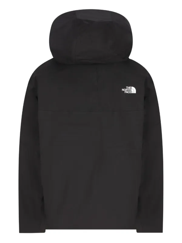 The North Face Mountain Range Hooded Zip Jacket | Black | FARFETCH IN