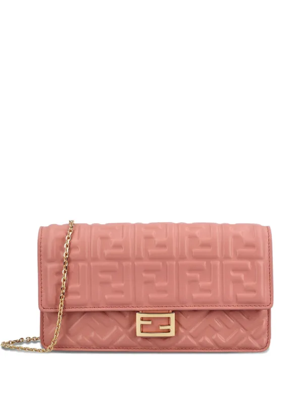 FENDI バゲット 財布 | ピンク | FARFETCH JP