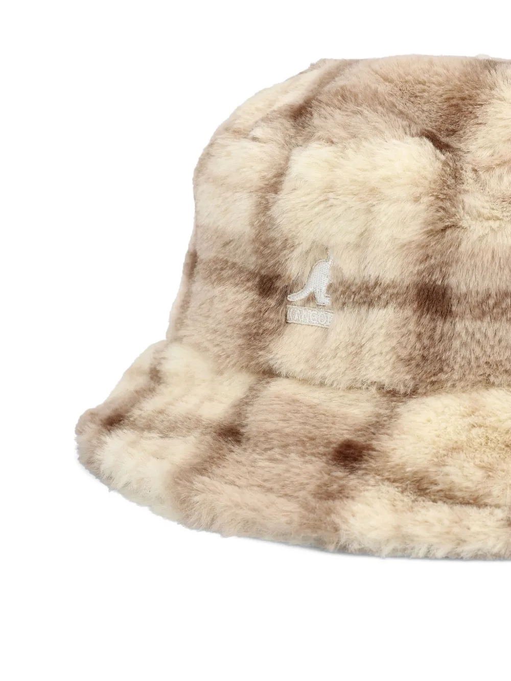 Kangol Plaid-pattern Bucket Hat In Neutral