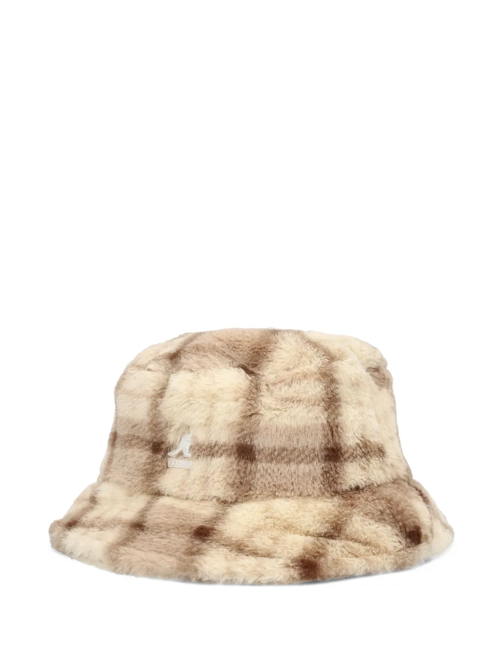Kangol plaid-pattern bucket hat | Neutrals | Image 1