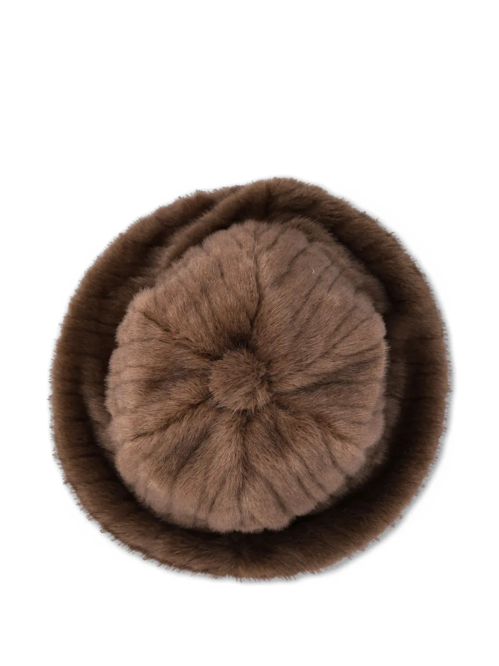 Kangol Hoed met reliëf-streep Bruin