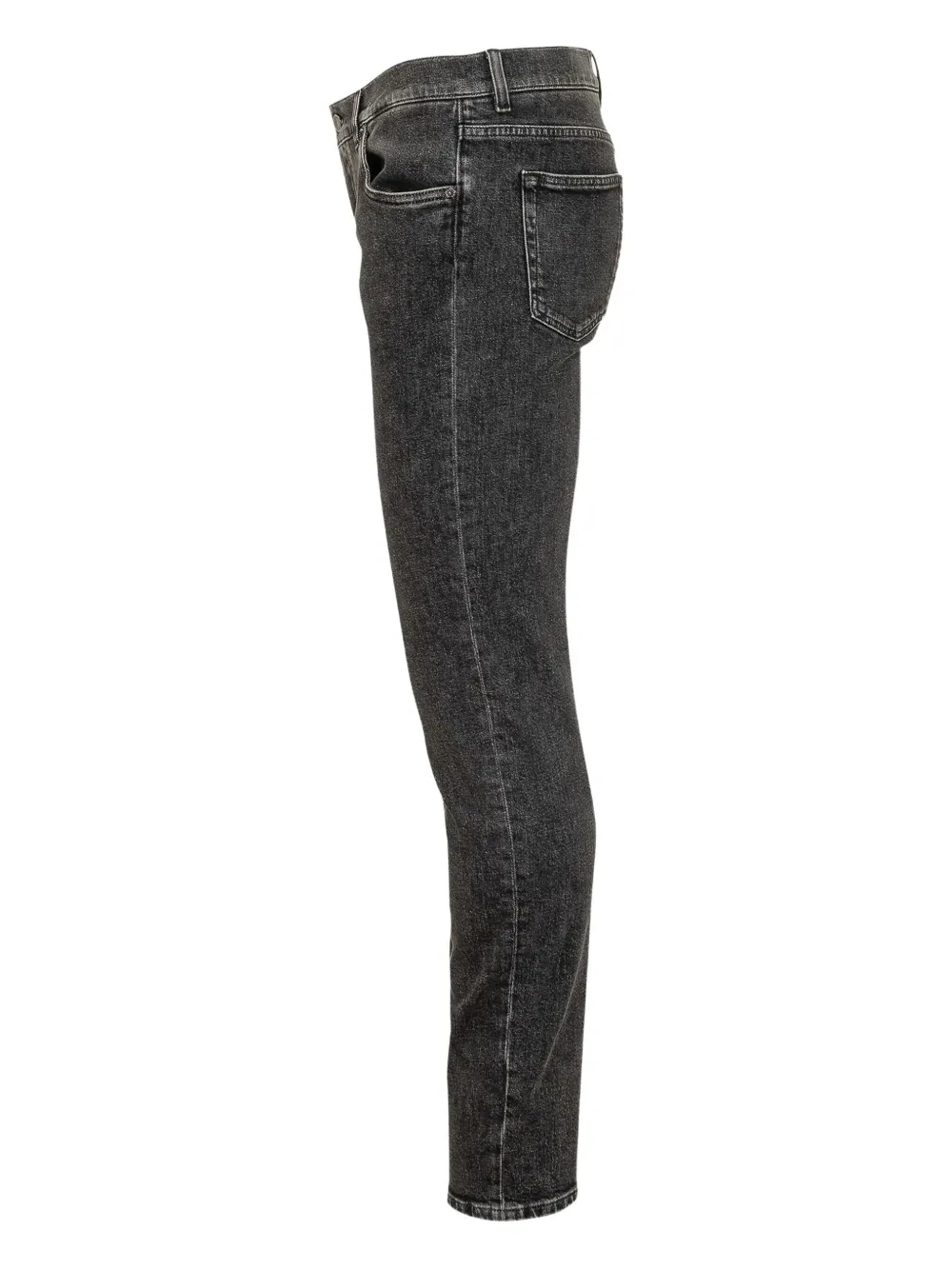 Dolce & Gabbana Button-fastening Jeans In Black