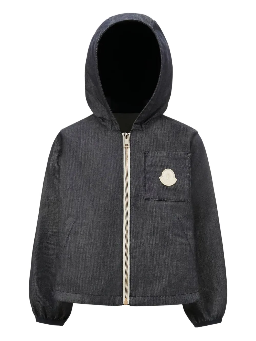 Moncler Enfant chamarra con capucha y bolsillo | azul | Image 1