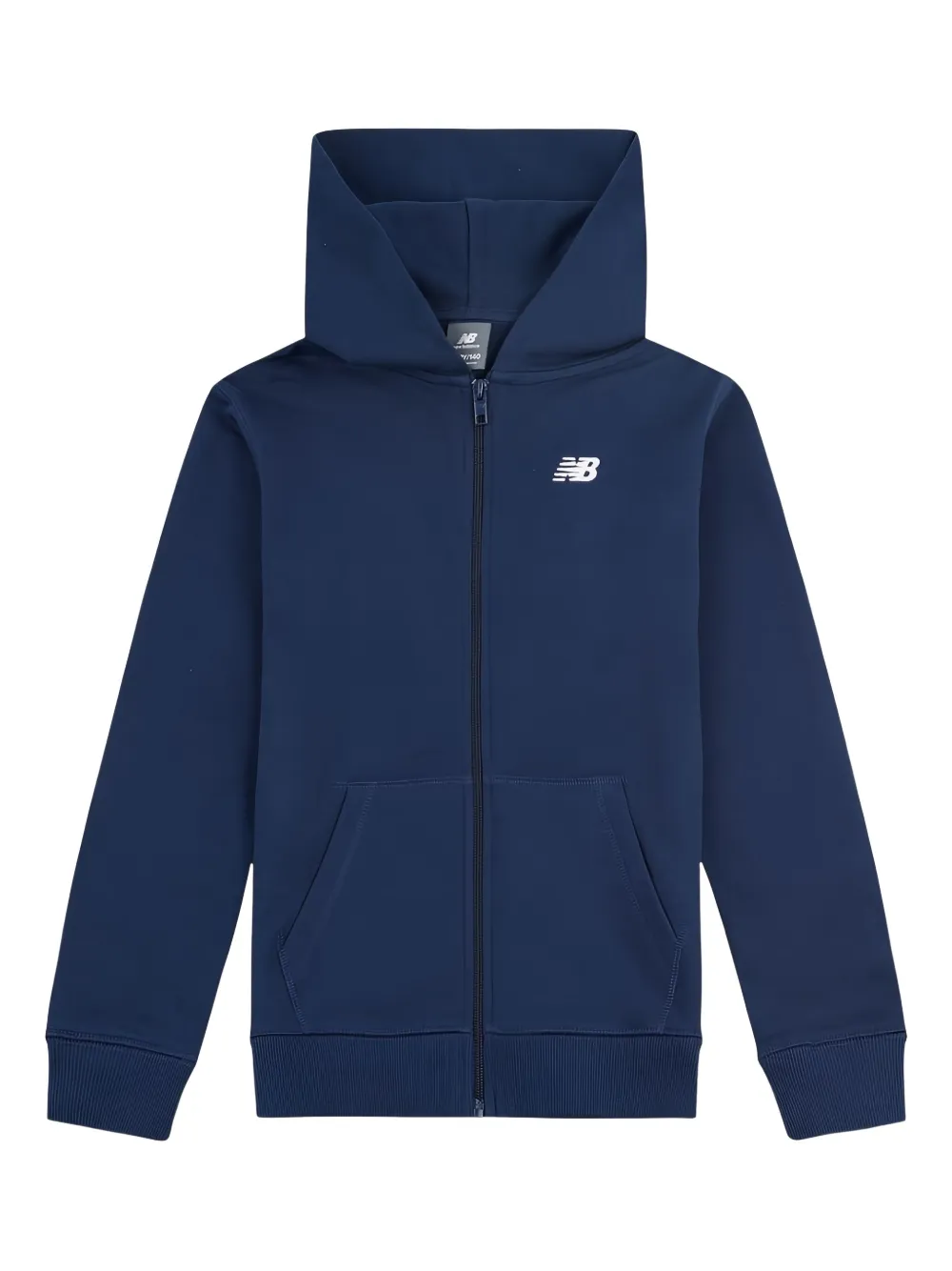New Balance Kids zip hooded sweatshirt - Blu