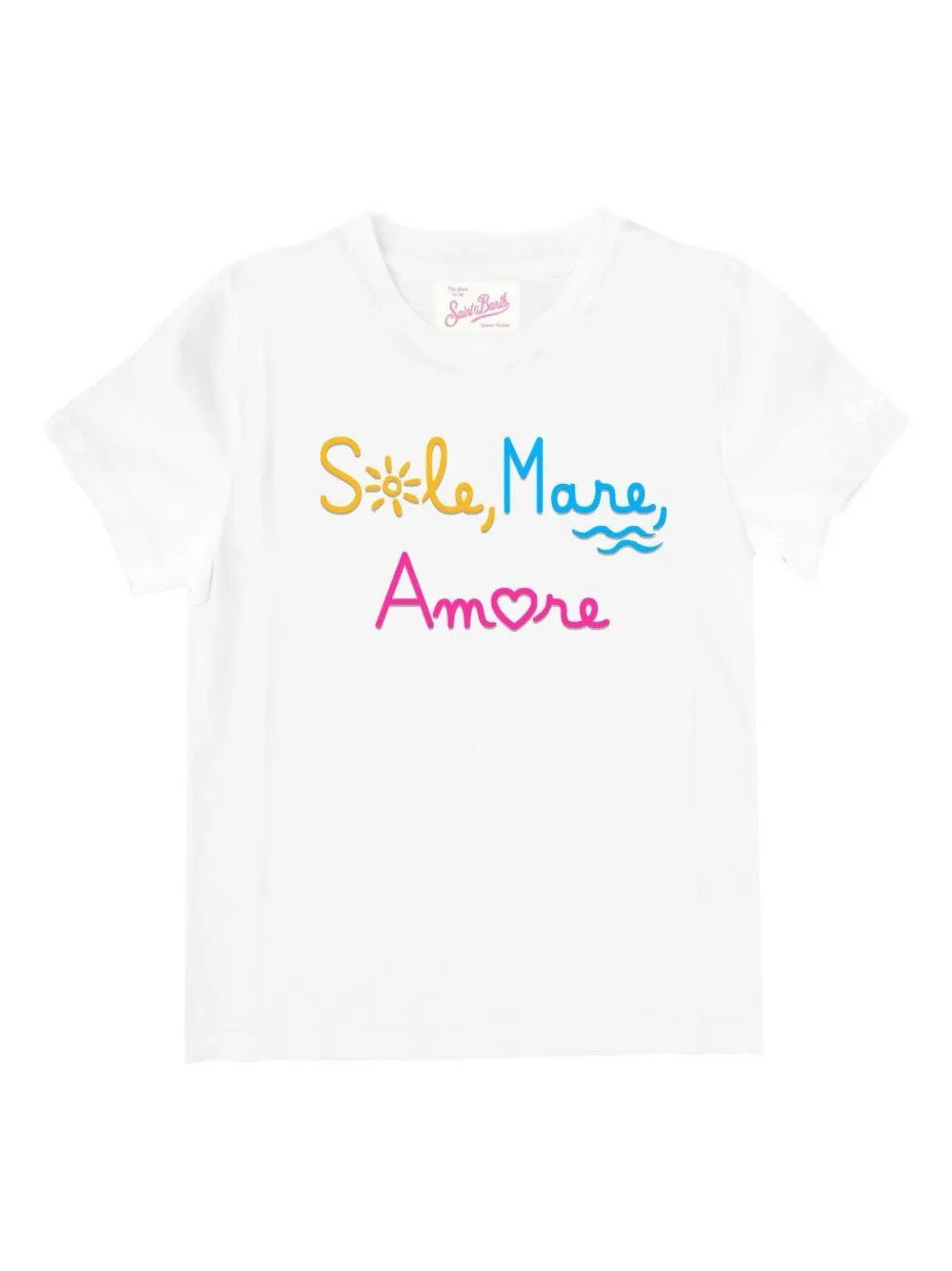 MC2 Saint Barth Kids playera con motivo gráfico | blanco | Image 1