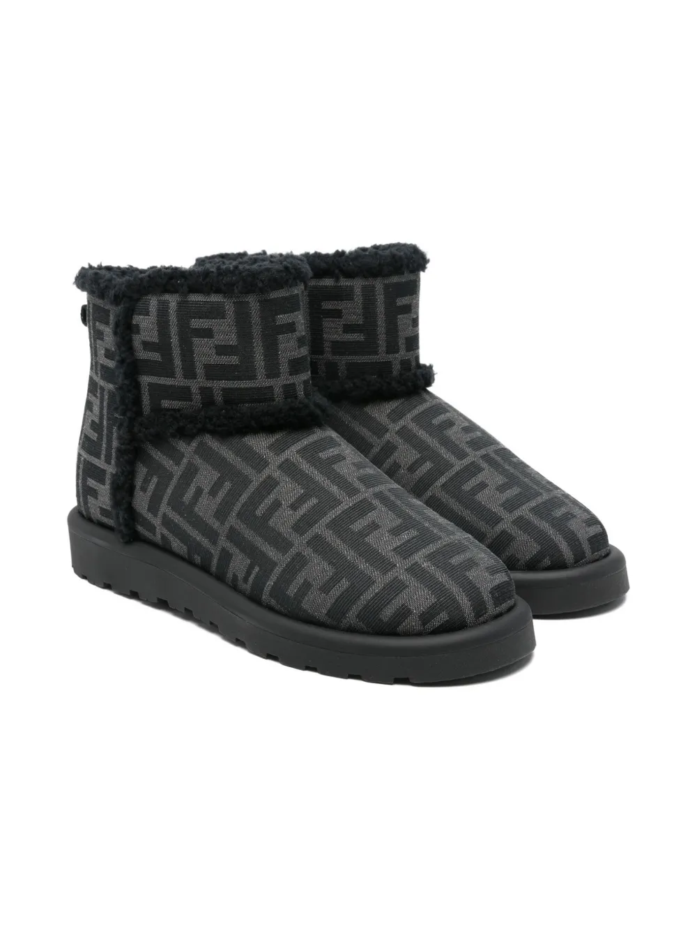 Fendi Kids botas con motivo FF | gris | Image 1