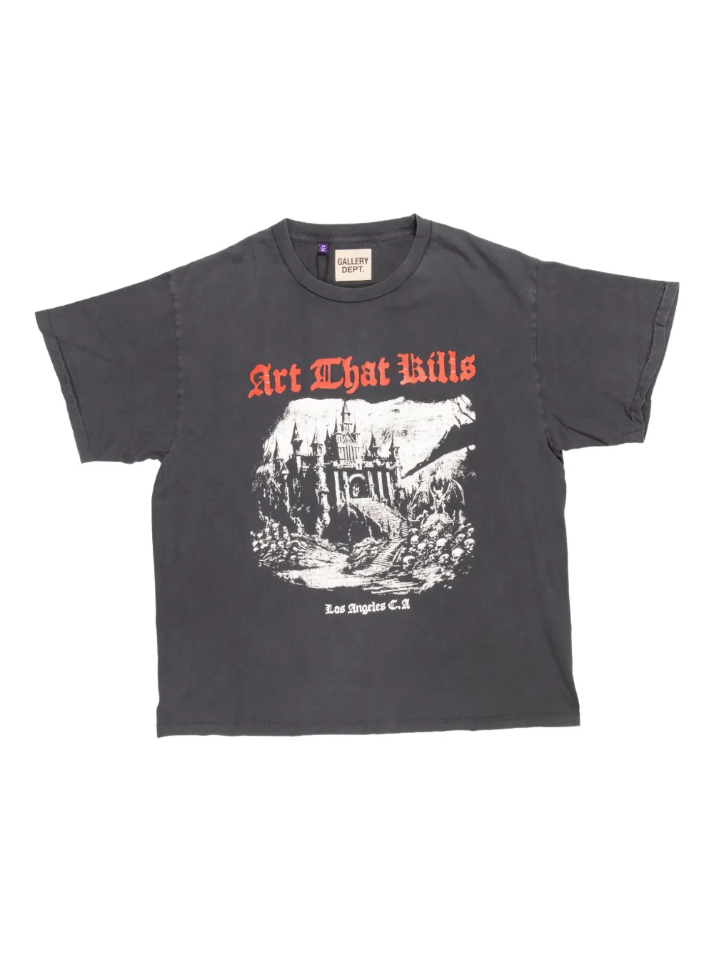 GALLERY DEPT. playera con estampado de castillo | gris | Image 1