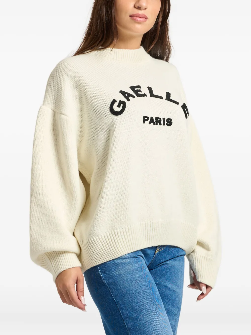 Gaelle logo-embroidered sweater | Knitted Sweaters | Image 2
