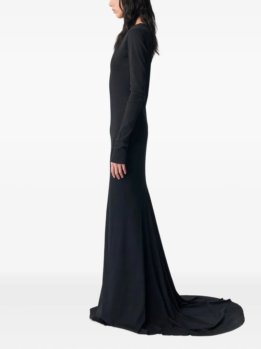 Ann Demeulemeester Jesse long-sleeved dress - Zwart