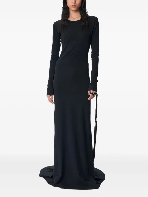 Ann Demeulemeester Jesse Long-sleeved Dress in Black
