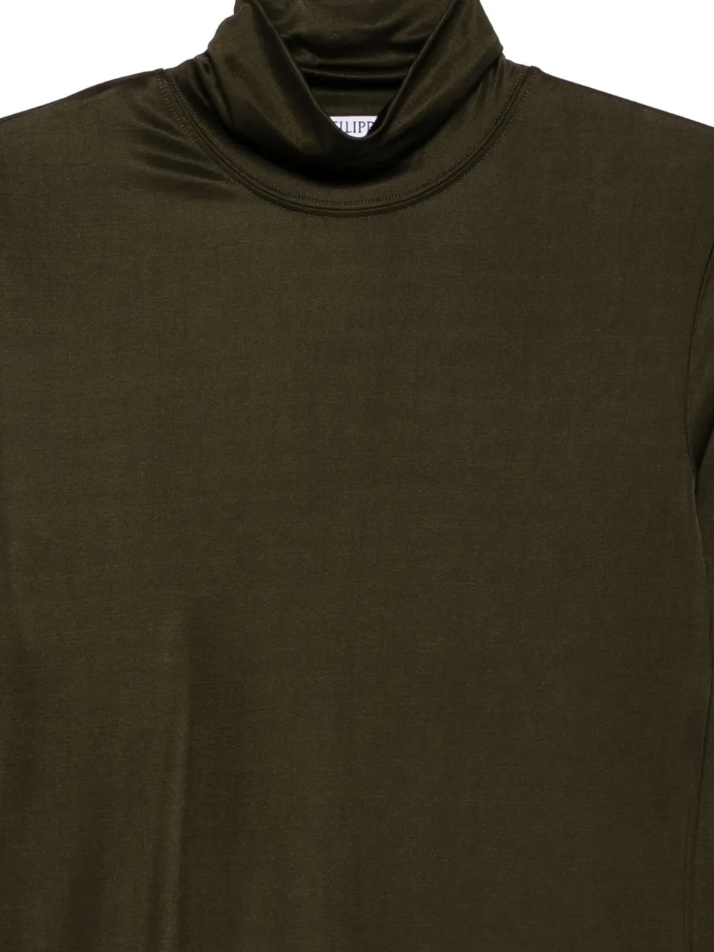 Filippa K Top met col en lange mouwen Groen