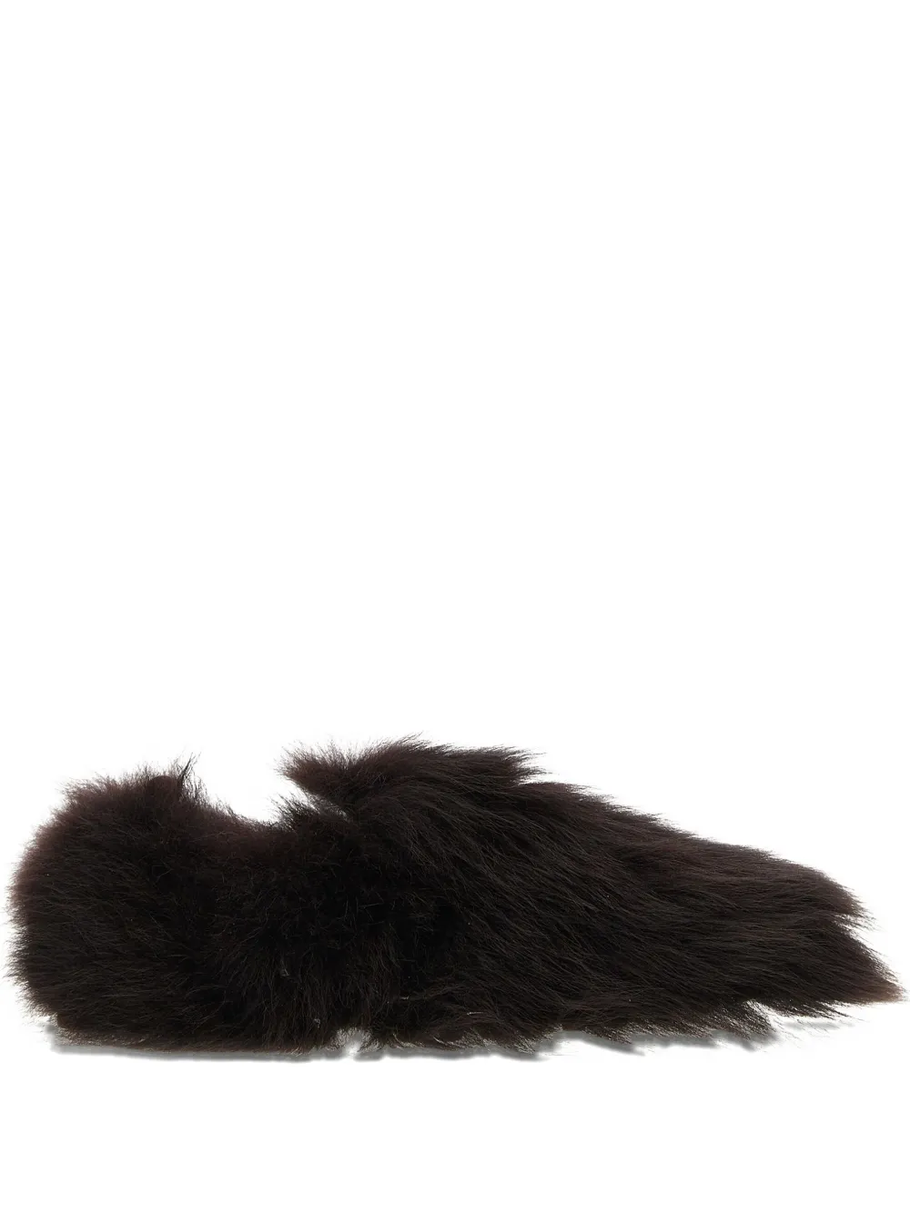 Tod's Gommino Sheep Fur Loafers In Brown